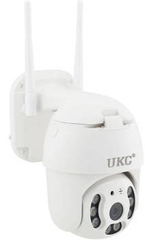 IP камера відеоспостереження вулична з WiFi UKC N3 6913, кольорова з режимом нічної зйомки, біла S