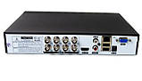 Відеореєстратор для IP камер восьмиканальний UKC DVR 6608 AHD, чорний S, фото 3