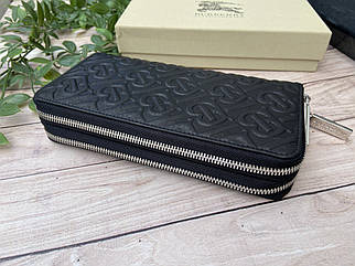 Жіночий шкіряний гаманець на дві блискавки