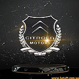 Авто значок CITROEN Motors наклейка на машину авто наклейки значки марки машин на кузов бампер скло двері капот крила багажник, фото 5