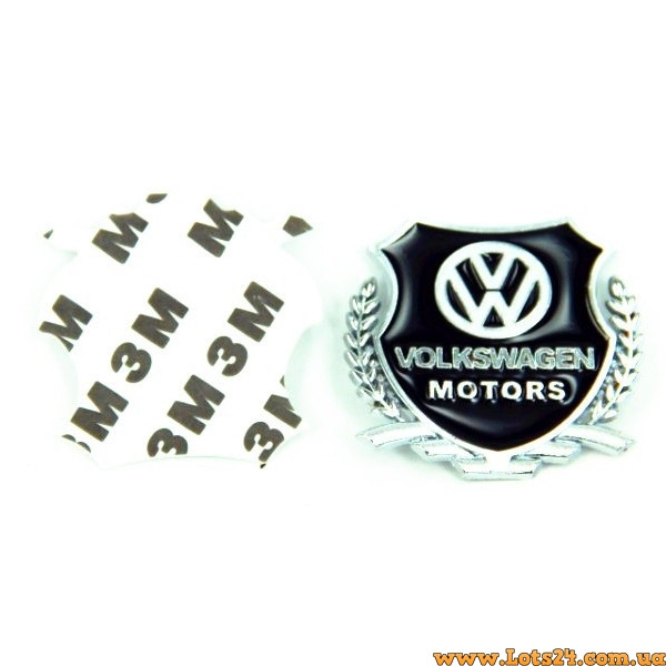 Авто значок VOLKSWAGEN Motors наклейка на машину авто наклейки значки марки машин на кузов бампер скло двері капот крила багажник