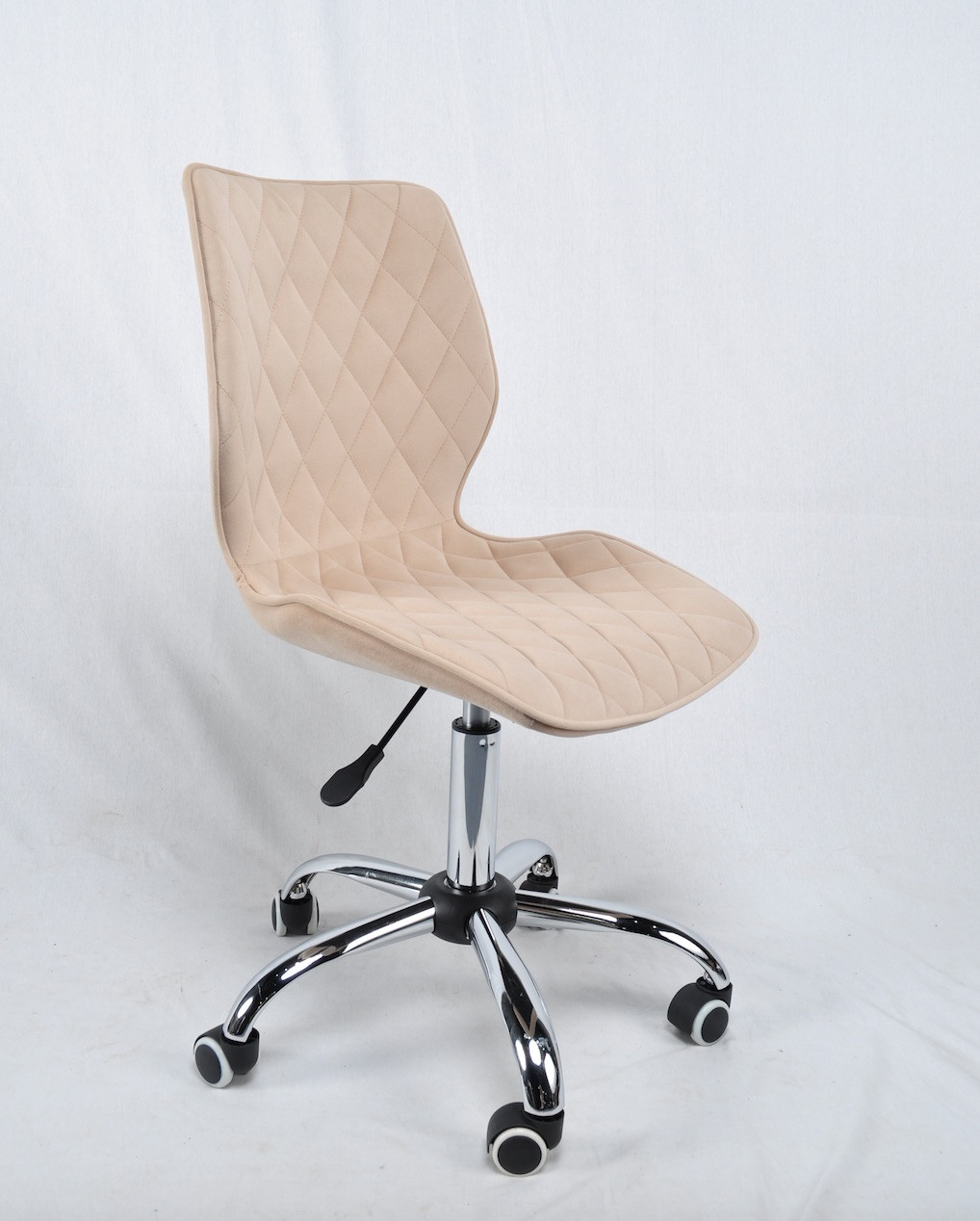 Стілець Тоні TONI CH-Office бежевий оксамит, на колесах, фото 1