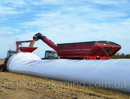 Полімерні рукава для зберігання зерна й заготівлі кормів у полі, фото 2