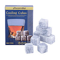 Камни для виски охладительные кубики KM-7792