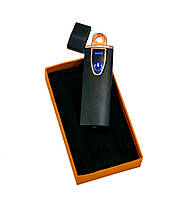 Електрозапальничка спіральна ZGP 7 глянцева, сенсорна USB запальничка | електроімпульсна usb Запальничка