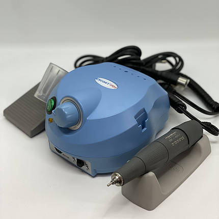 Фрезер ESCORT 2 PRO (blue) H37L1 з педаллю для манікюру та педикюру, фото 1
