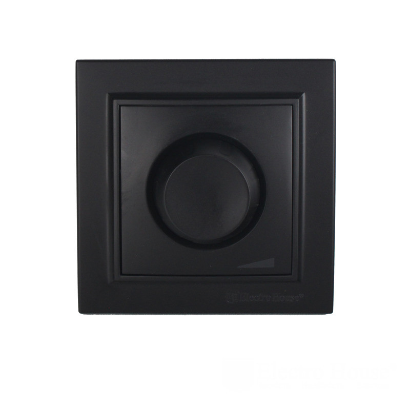 Диммер Бездоганний графіт Enzo 600W IP22