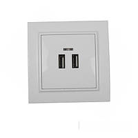 Розетка USB білий Enzo EH-5320