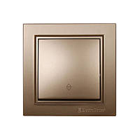 Вимикач прохідний Розкішно золотий Enzo IP22