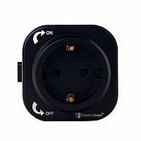 Розетка трекова С/З Pandora Black 16A IP40