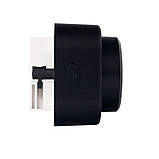 Розетка трекова С/З Pandora Black 16A IP40, фото 3