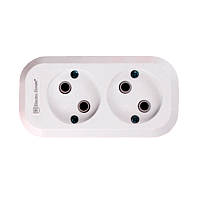 Колодка 2 гнізда без заземлення