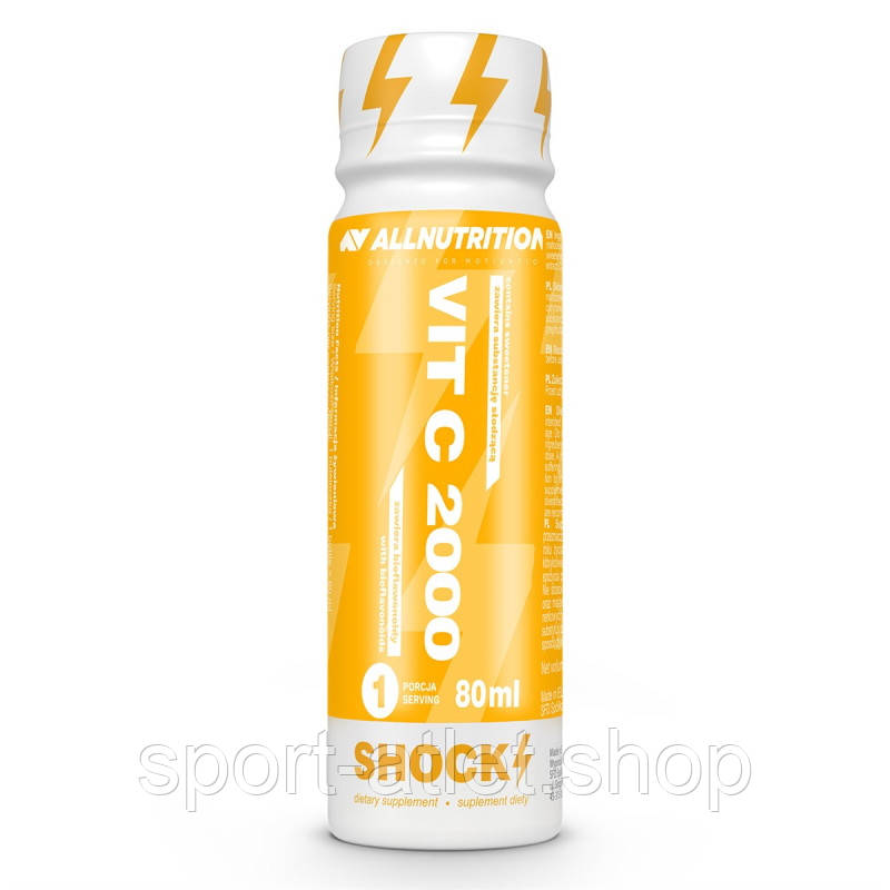 Вітаміни та мінерали AllNutrition Vitamin C 2000 Shock, 80 мл, фото 1