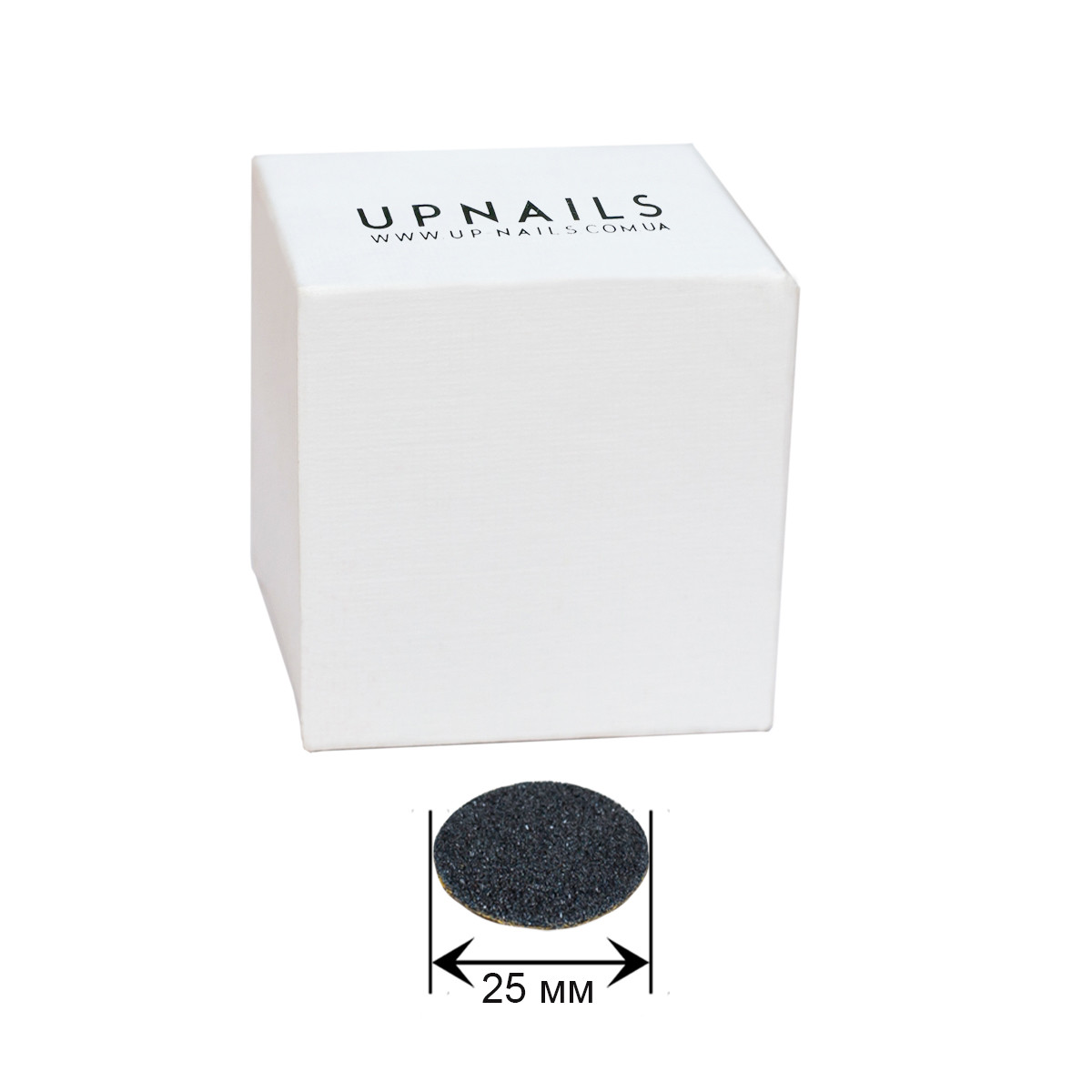 Змінні файли для педикюрного диску UpNails розмір L, діаметр 25 мм,180 гріт, 50 шт