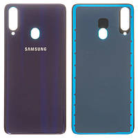 Задняя панель корпуса (крышка аккумулятора) для Samsung Galaxy A20s (2019) A207F/DS Синий