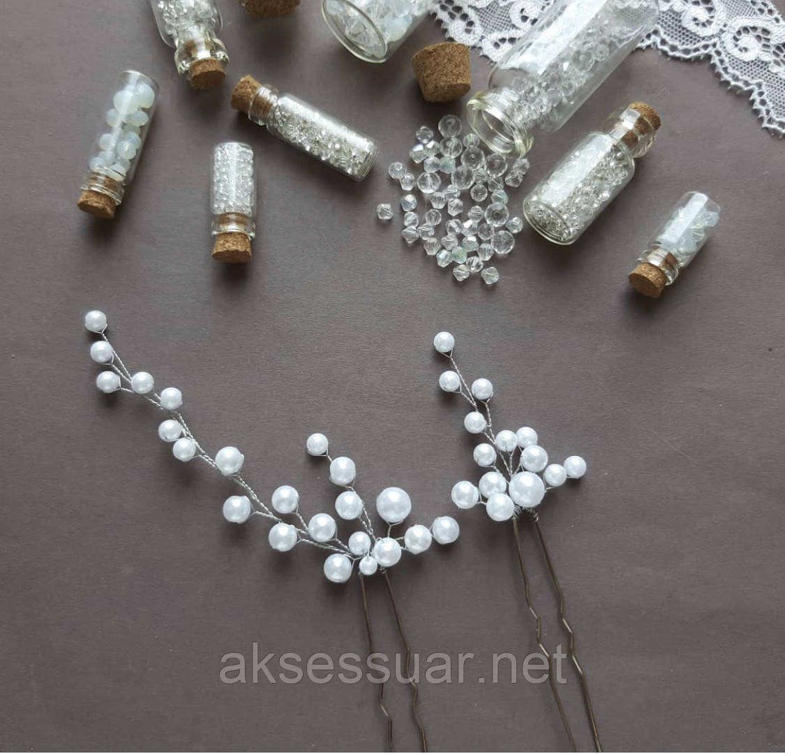 Шпильки ручної роботи у зачіску, фото 1