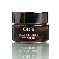 Премиальный крем для глаз с муцином черной улитки Ottie Black Signature Eye Cream