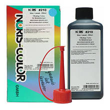Штемпельна фарба швидковисихаюча на олійній основі 250 мл (черная), Noris 210 DS