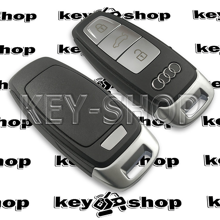 Оригинальный смарт ключ Audi A8, A6, Q5, Q7 (Ауди А8, А6, Ку5, Ку7) 2017+, 3 кнопки, ID49 / 4C, 433 MHz - фото 2 - id-p1311324601