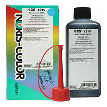 Штемпельна фарба швидковисихаюча на олійній основі 250 мл (синя), Noris 210 DB