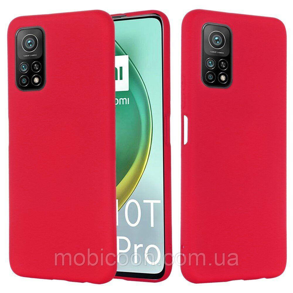 Чехол Silicone Cover full для Xiaomi Mi 10Т / Mi 10T Pro Red