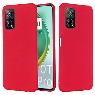 Чехол Silicone Cover full для Xiaomi Mi 10Т / Mi 10T Pro Red