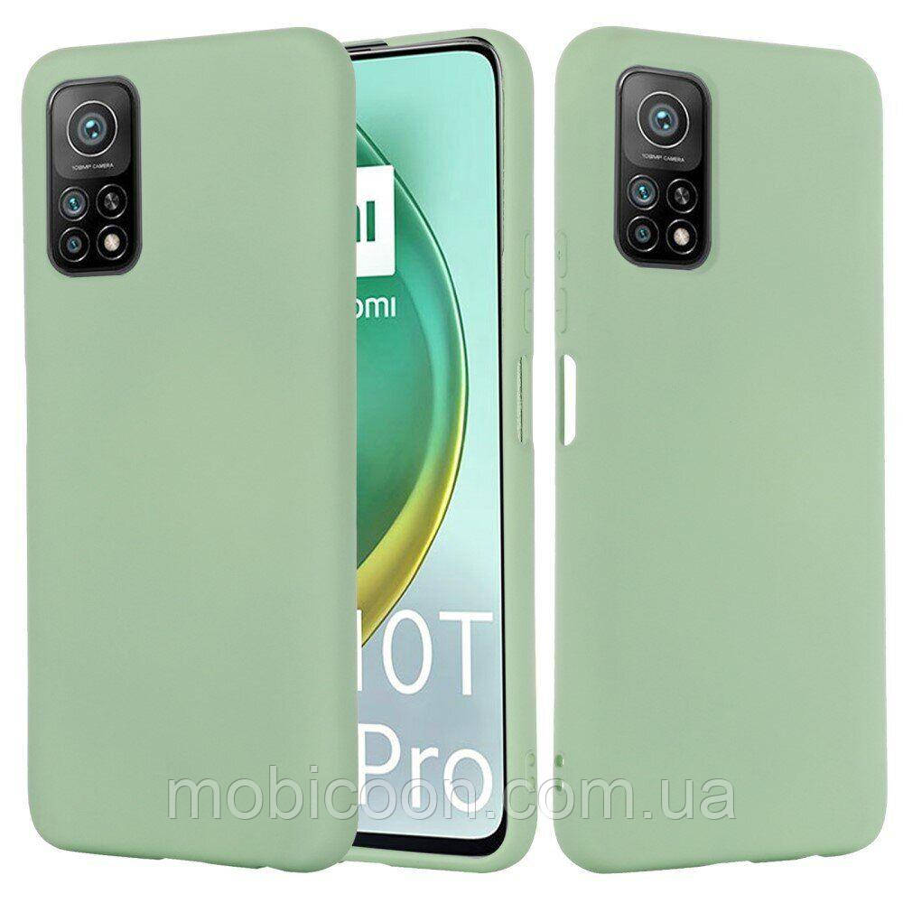 Чехол Silicone Cover full для Xiaomi Mi 10Т / Mi 10T Pro Green