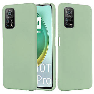 Чехол Silicone Cover full для Xiaomi Mi 10Т / Mi 10T Pro Green