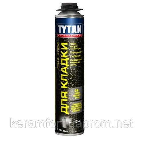 Клей-піна для кладки газоблоку Tytan Professional, 870 мл - фото 1 - id-p1311331164