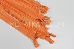 Блискавка потайна рудого кольору (довжина 50 см.) № МП 1-40