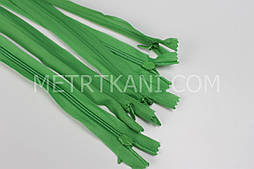 Блискавка потайна колір зеленого яблука (довжина 50 см) № МП 1-13