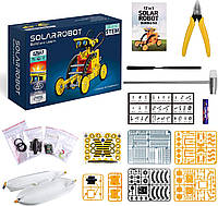 Конструктор STEM робот на солнечных батарейках STEM Projects | 12-in-1 Solar Robot Toys