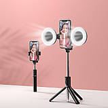 Селфі-монопод Baseus SUDYZP-F01 з пультом, чорний, фото 6