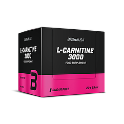 Л-карнітин BioTech L-Carnitine 3000 (20 * 25 мл) біотеч Апельсин