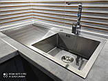 Кухонна мийка Platinum Handmade H-10050 R нерж.метал 3.0/0.8 мм, фото 3