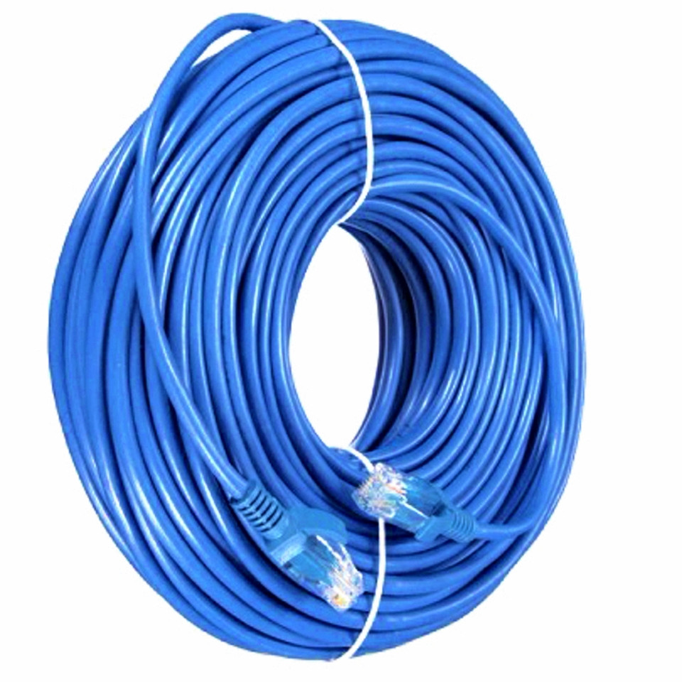 Кабель патч-корд 60 метрів RJ-45 CAT 5 Мережевий Ethernet кабель LAN вита пара для інтернету