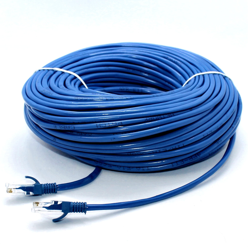 Патч-корд LAN 40 м CAT 5 UTP Мережевий кабель вита пара для інтернету Ethernet Лан