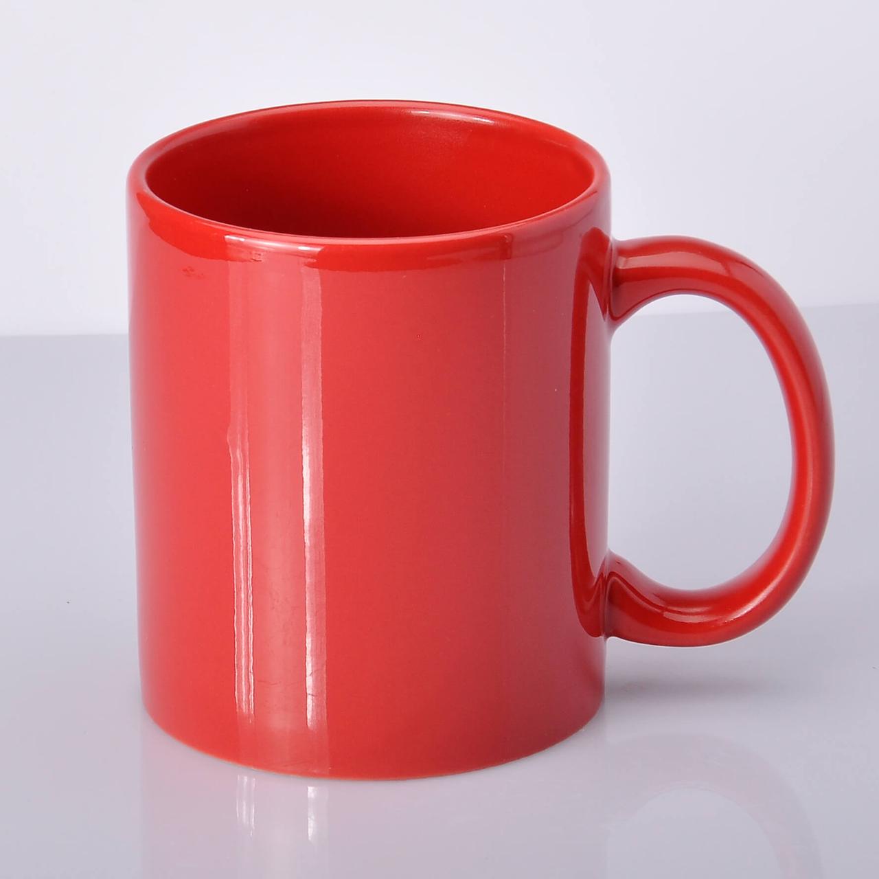 Чашка для сублімації кольорова FullColor 330 мл Червона