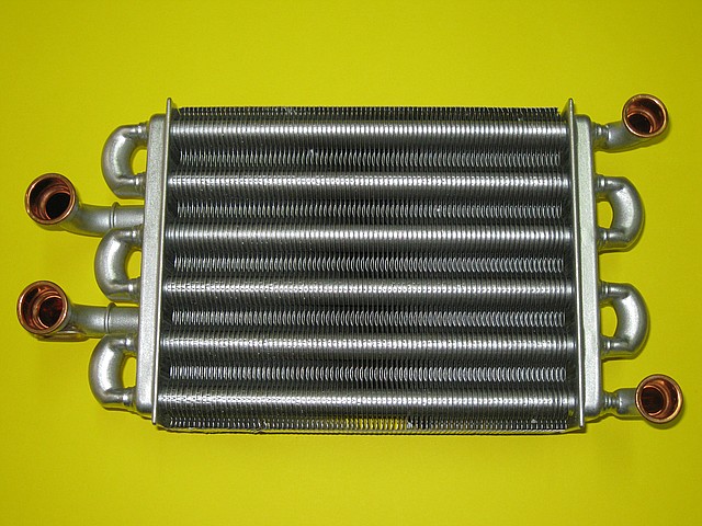 Бітермічний теплообмінник 5700520 Westen Quasar D, Baxi Mainfour