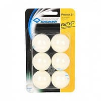 М'яч настільний теніс Donic Schildkrot Prestige 2* 40+ (White) 1 шт