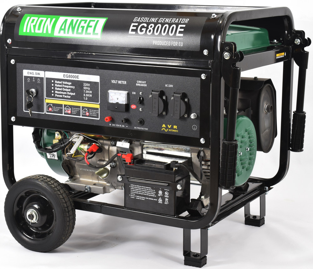 Генератор бензиновий Iron Angel EG 8000 E ATS (8 кВт)