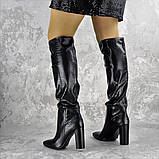 Чоботи жіночі Fashion Sarge 2185 37 розмір 24 см Чорний, фото 3