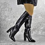 Чоботи жіночі Fashion Sarge 2185 37 розмір 24 см Чорний, фото 5