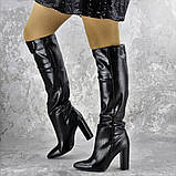 Чоботи жіночі Fashion Sarge 2185 37 розмір 24 см Чорний, фото 8