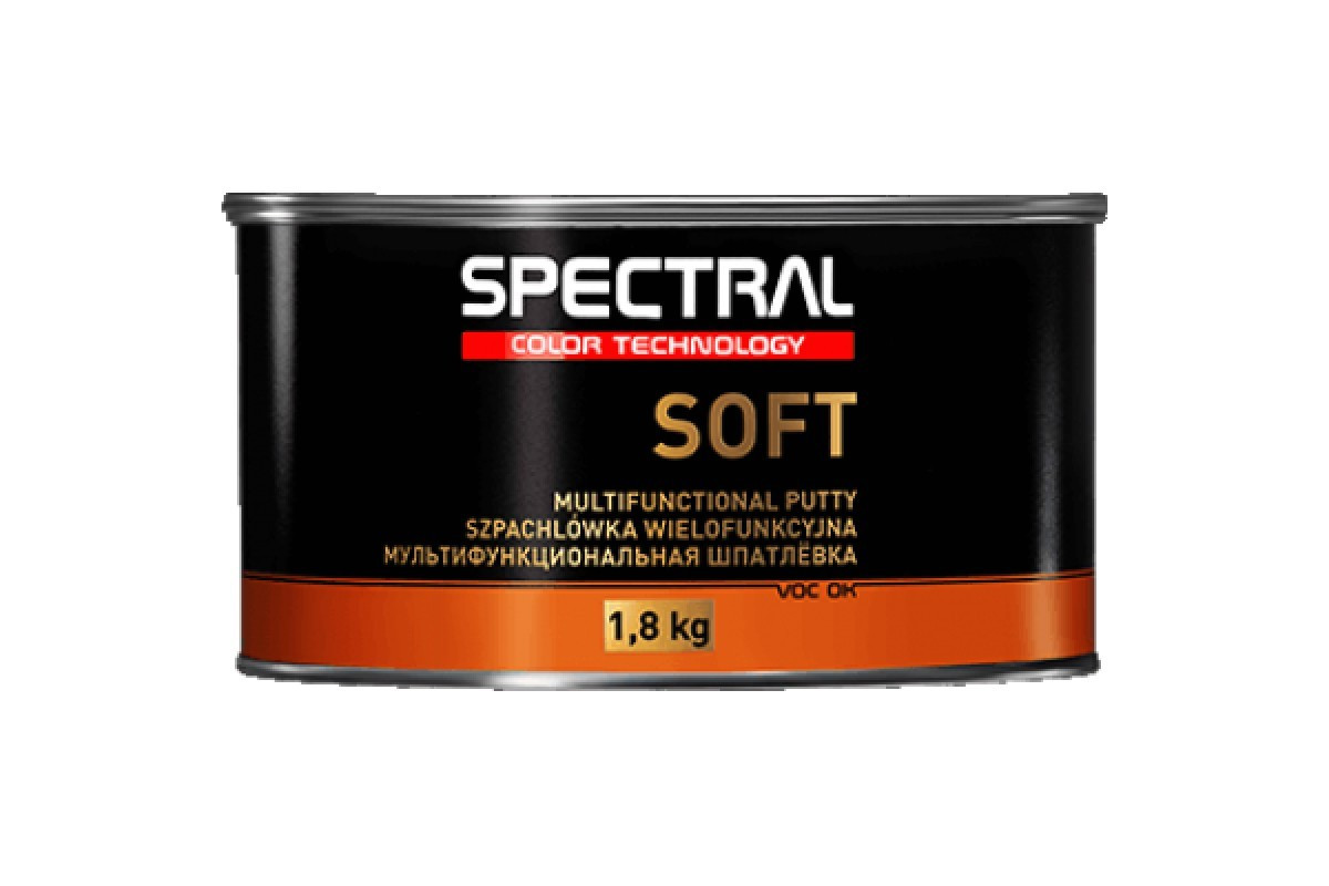 Автомобильная мультифункциональная полиэфирная шпатлевка Spectral Soft 1.8кг (Спектрал Софт) - фото 1 - id-p376225306