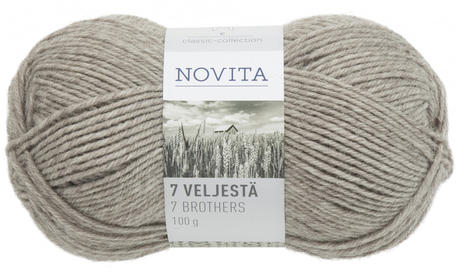 Носкова пряжа Novita 7Veljestä