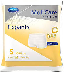 Еластичні штанці для фіксації прокладок MoliCare Premium Fixpants короткі, S 5 шт.