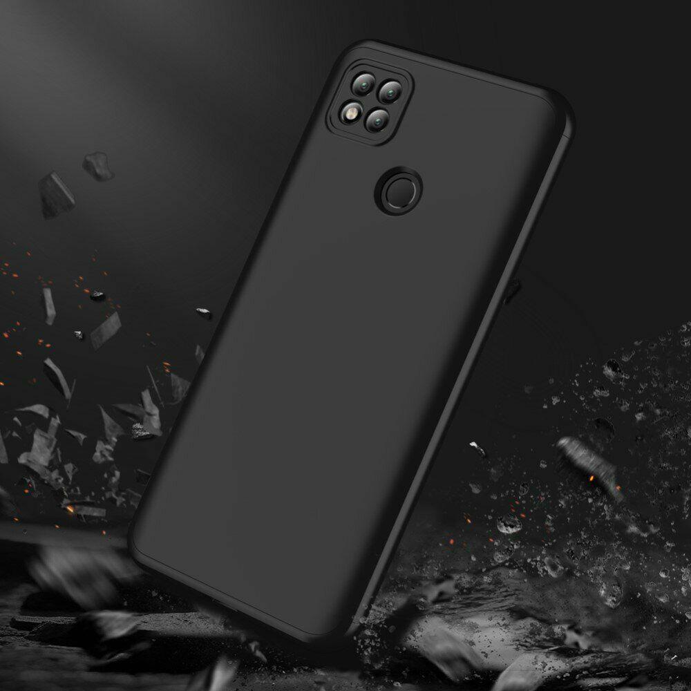 Чехол GKK 360 для Xiaomi Redmi 9C бампер противоударный Black - фото 5 - id-p1311458809