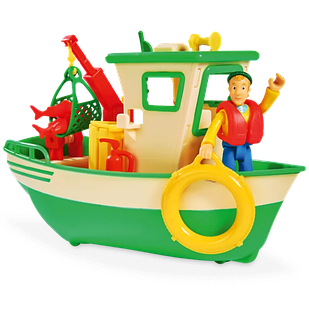 Дитячий іграшковий Човен рибальський Чарлі з серії Пожежний Сем Simba ігровий набір для дітей