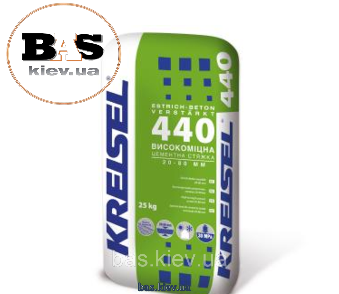 Kreisel 440 Цементна стяжка посилена, 25 кг